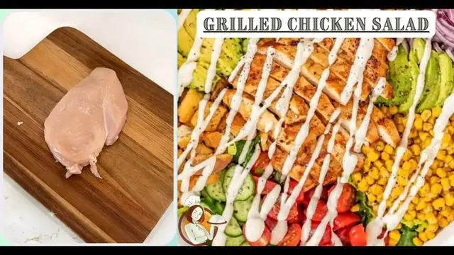 Video thumbnail for Grilled Chicken Salad