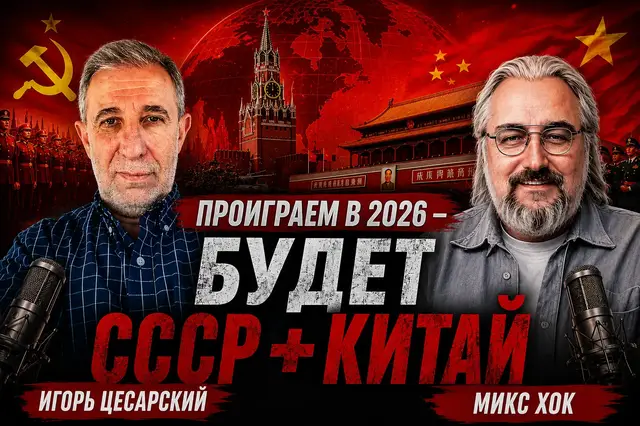 Video thumbnail for Проиграем в 2026 – будет Советский Союз + Китай». Откровенный разговор с Миксом Хоком