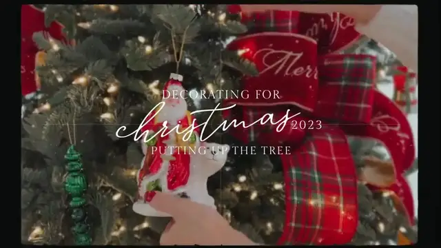 Video thumbnail for CHRISTMAS DECORATING IDEAS 2023 _ DECORATING THE TREE _ 2023 CHRISTMAS DECORATING(720P_HD)