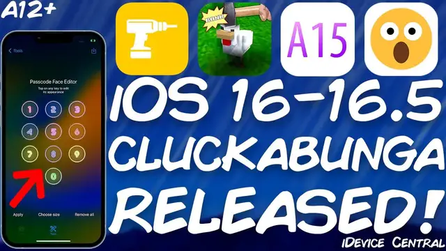 Video thumbnail for iOS 16.0 - 16.5 A12+ JAILBREAK News: Cluckabunga RELEASED! KFD-Based Tweaking System