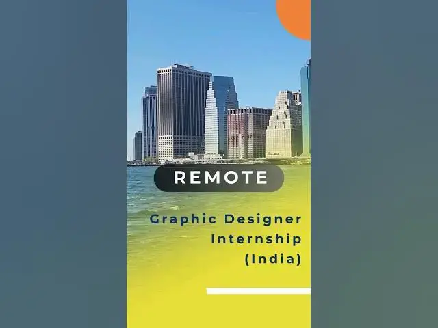Video thumbnail for Graphic Design Internship opportunity for freshers - Work from home (India) #remotejobs #remotework