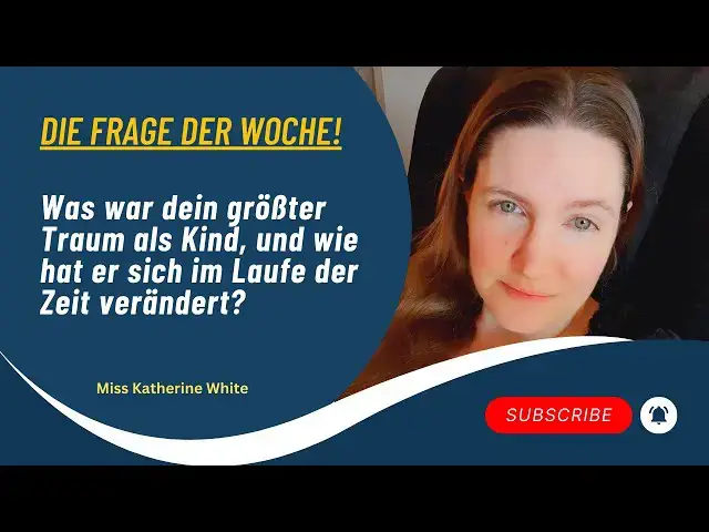 'Video thumbnail for Was war dein größter Traum als Kind, und wie hat er sich im Laufe der Zeit verändert?'