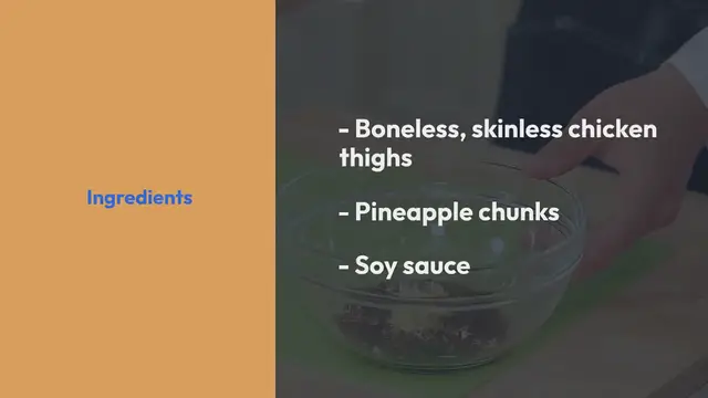 Video thumbnail for Pineapple Teriyaki Chicken