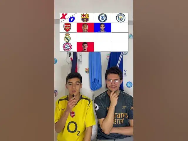 'Video thumbnail for Tic-tac-toe football #football #arsenal #challenge #tictactoe'