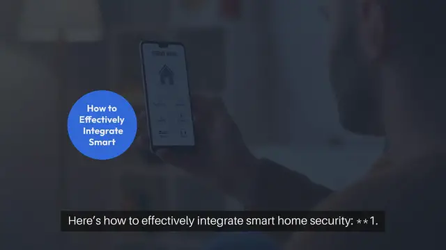 Video thumbnail for Smart Home Security Integration