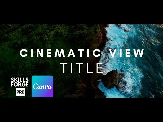 Video thumbnail for How to Create a Stunning Cinematic Title Animation in Canva Step by Step Tutorial