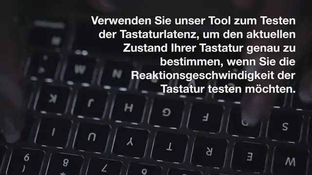 Video thumbnail for Tastatur-Latenztest | Reaktionszeit & Abrufrate