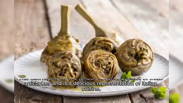 Video thumbnail for Carciofi alla romana Recipe
