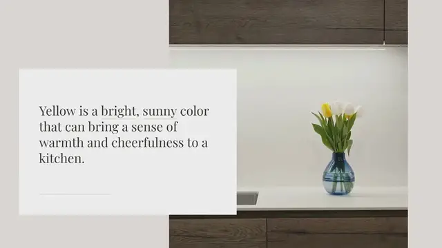 Video thumbnail for What colors go good with yellow in a kitchen?
