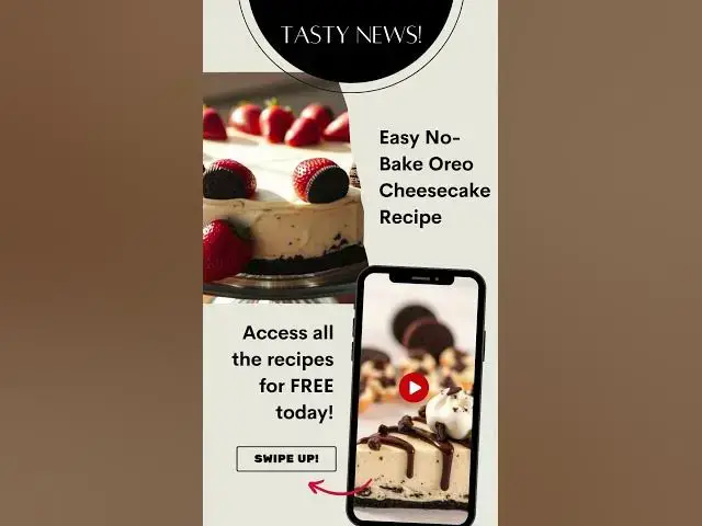Video thumbnail for Irresistible No‑Bake Oreo Cheesecake | Easy Cream Cheese Delight