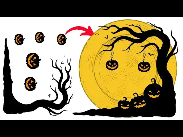 Video thumbnail for paper Plate Halloween Craft for KIDS Plate Art