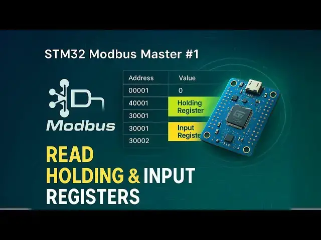Video thumbnail for STM32 as Modbus Master #1: Read Input and Holding Registers