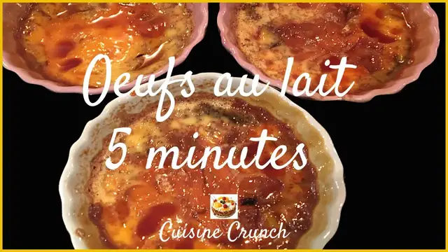 'Video thumbnail for LES ŒUFS AU LAIT 5 MINUTES'