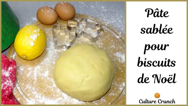 'Video thumbnail for LA PÂTE SABLÉE POUR BISCUITS DE NOËL'