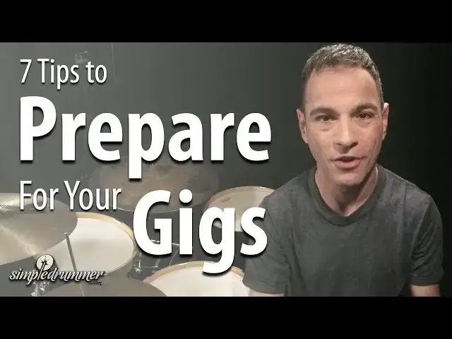 Video thumbnail for 7 Tips To Help You Prepare For Gigs | How To Get More Gigs | Drummer Tips