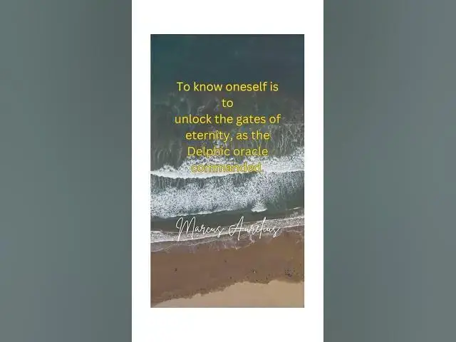 Video thumbnail for "Unlock Eternity: Know Thyself" #shorts