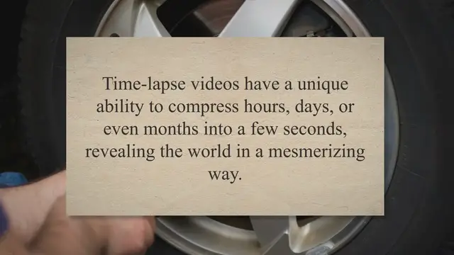 Video thumbnail for Mastering the Art of Time-Lapse Videos: A Mechanic's Guide