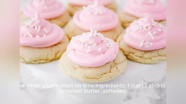Video thumbnail for sugar cookie recipe easy