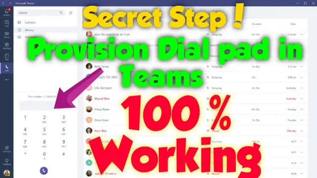 'Video thumbnail for How to get Dial pad in Ms Teams | Dialpad provisioning Issue in Team |PSTN calling in Ms Teams.'