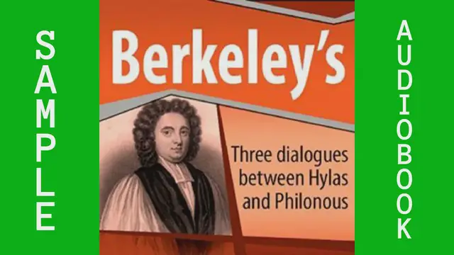 Video thumbnail for AudioExpert Three Dialogues Between Hylas and Philonous by George Berkeley Read by Ray Childs