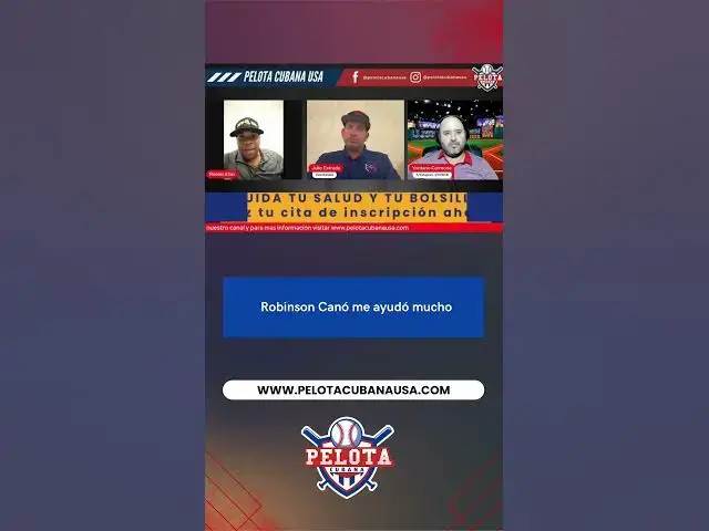 Video thumbnail for Robinson Canó me ayudó mucho