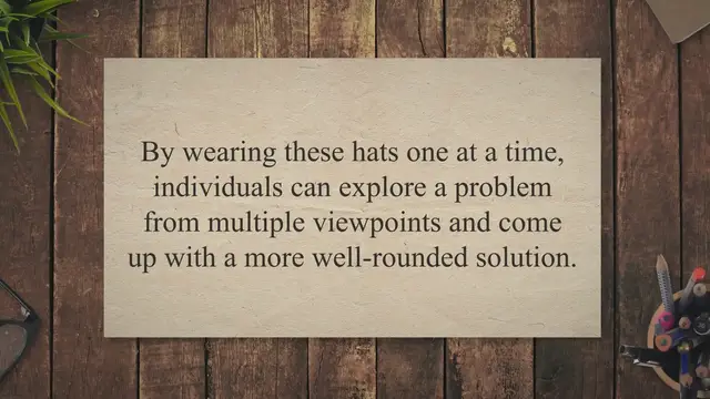 'Video thumbnail for Mastering Strategic Decision Making: A Guide to the 6 Thinking Hats Methodology'