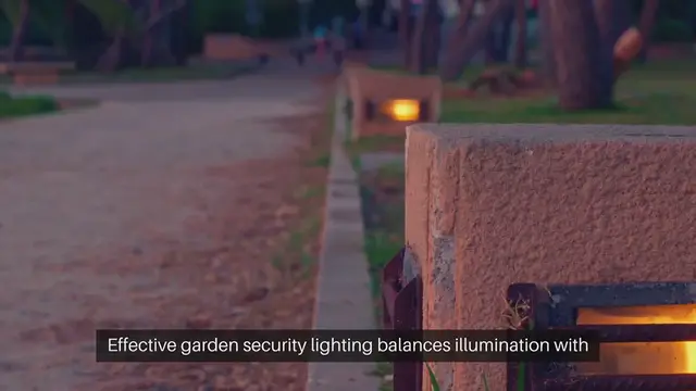 'Video thumbnail for Security Lighting For Gardens: Garden Security'