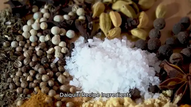 Video thumbnail for daiquiri recipe