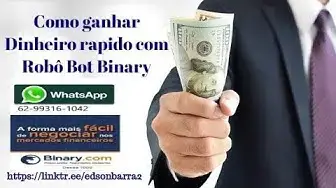 Video thumbnail for Como ganhar dinheiro (muito) com Robo Bot Binary