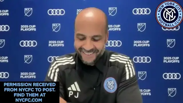 'Video thumbnail for stream punk soccer: nycfc vs charlotte fc: pascal jansen's playoff game 3 pre-match press conference - 2025 mls cup'