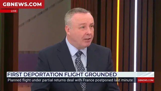 'Video thumbnail for WATCH: Mark White predicts 'less than a dozen' migrants could be returned to France this week'