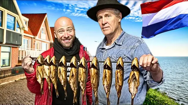 Video thumbnail for Exotic Dutch Food In The Netherlands!! Rare Smoked Eel in Volendam!!