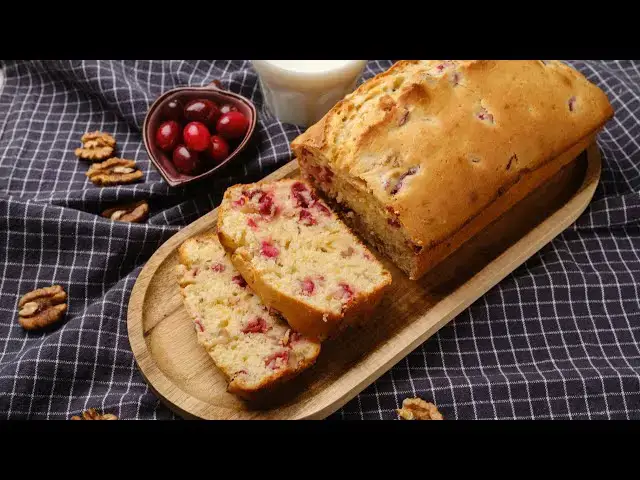 Video thumbnail for Holiday Cranberry Bread | Easier Eats