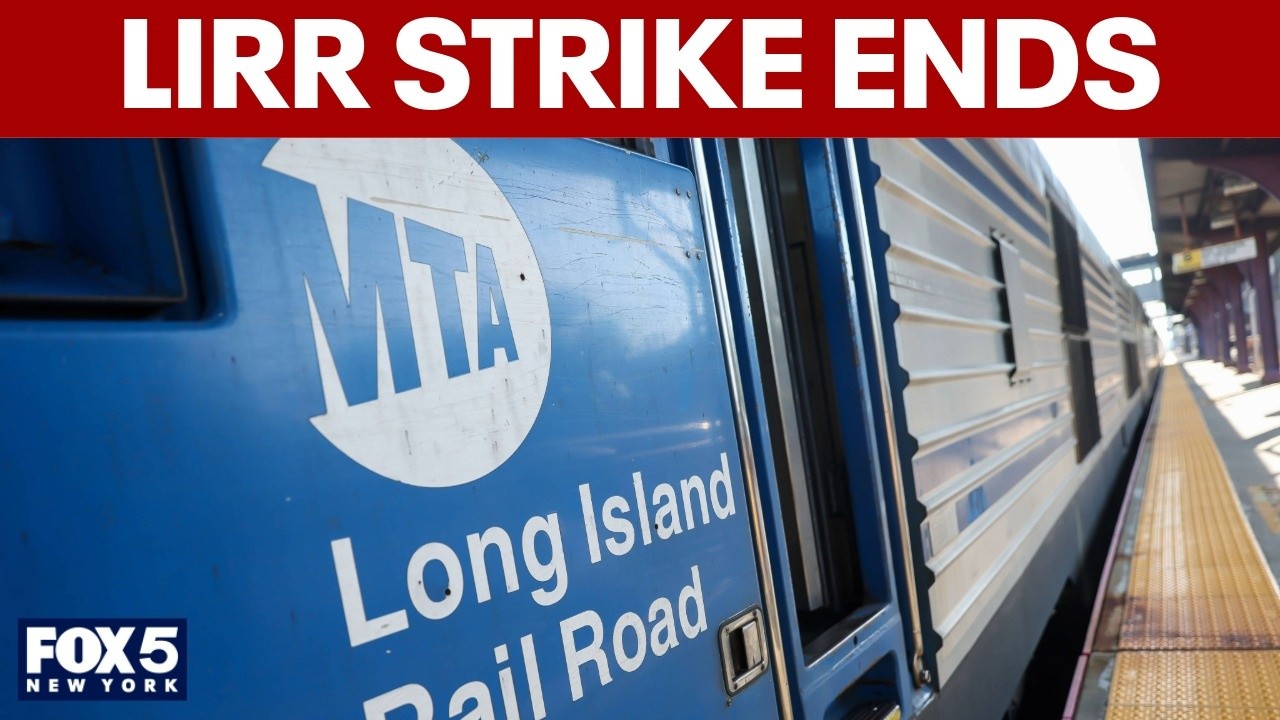 Video thumbnail for LIRR strike ends; unions speak