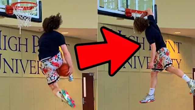 'Video thumbnail for High Point University Basketball Dunks: Amazing Sports Highlights'