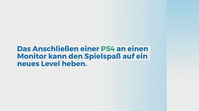 Video thumbnail for PS4 an Monitor anschließen: Einfache Schritte, Anleitung und Tipps