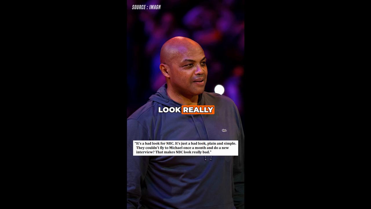 Video thumbnail for Charles Barkley Slams NBC Over Recycled Michael Jordan Interview