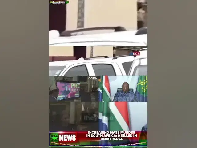 Video thumbnail for Increasing Mass Murder In South Africa; 9 Killed In Bekkersdal