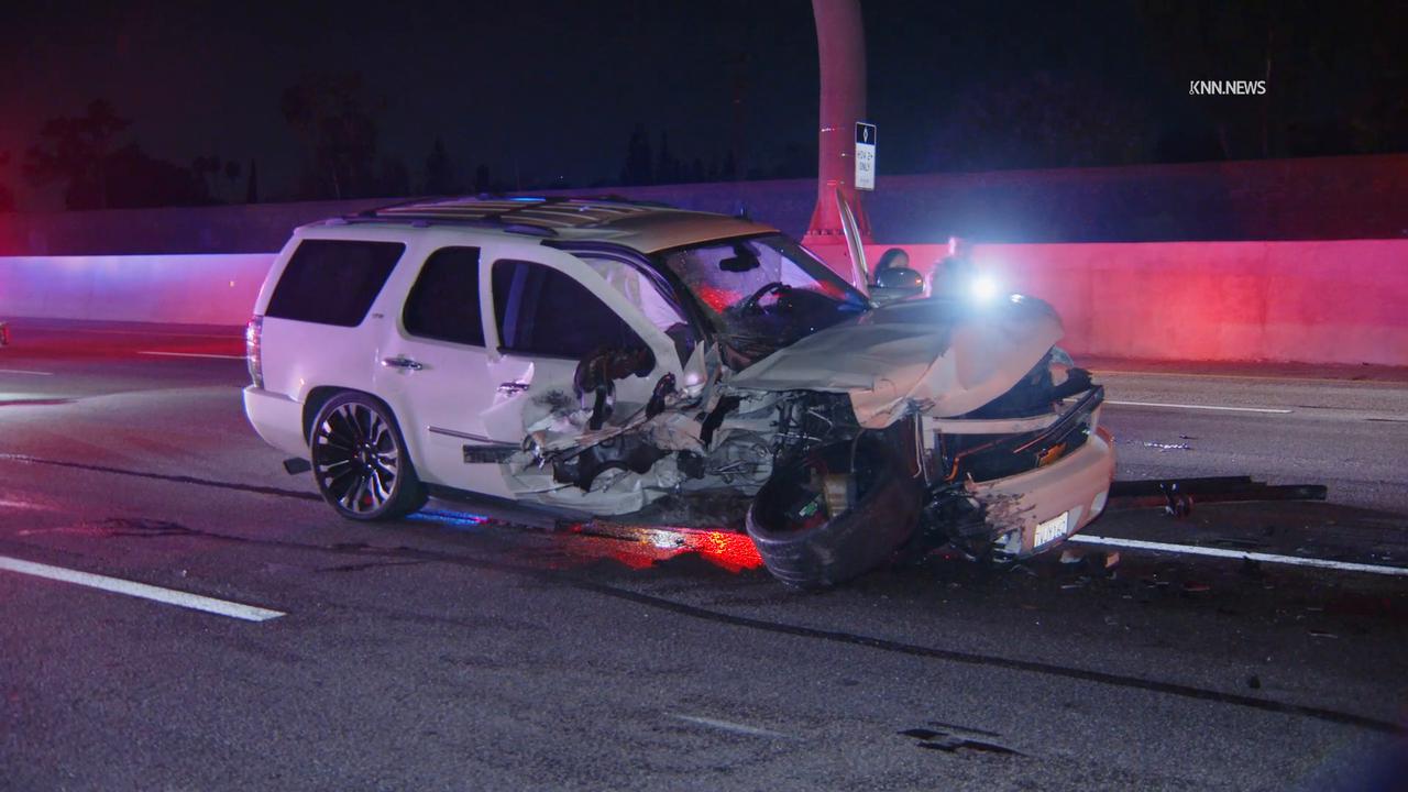 Video thumbnail for US, Los Angeles: Claremont Wrong-Way Crash on I-10 Leads to Traffic Jam.