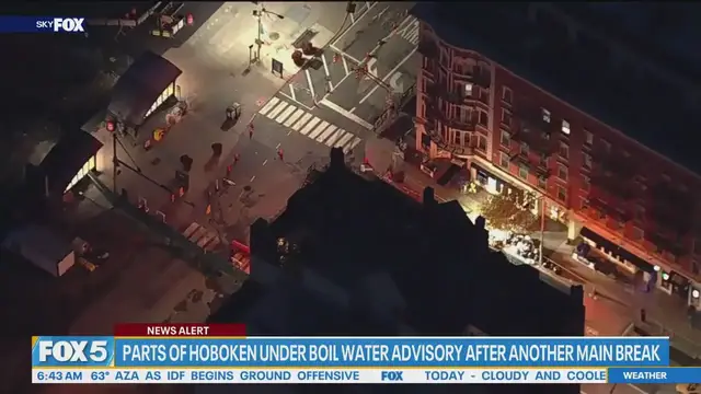 'Video thumbnail for Another water main break in Hoboken'