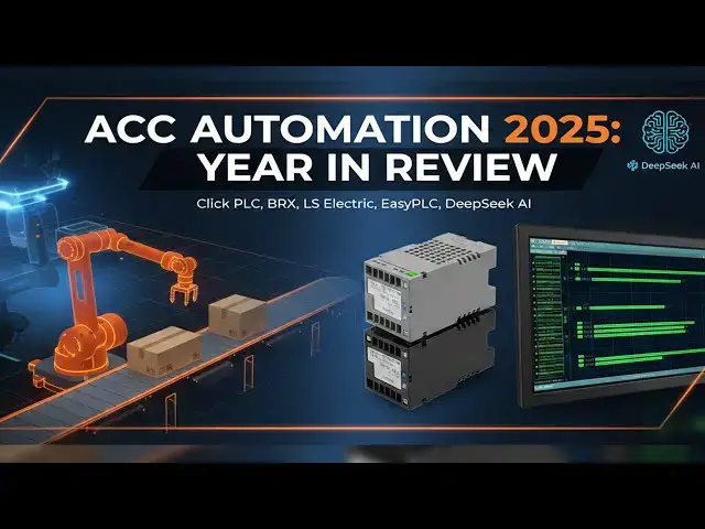 Video thumbnail for ACC 2025 500+ Free PLC Ladder Logic HMI Decade Knowledge Base