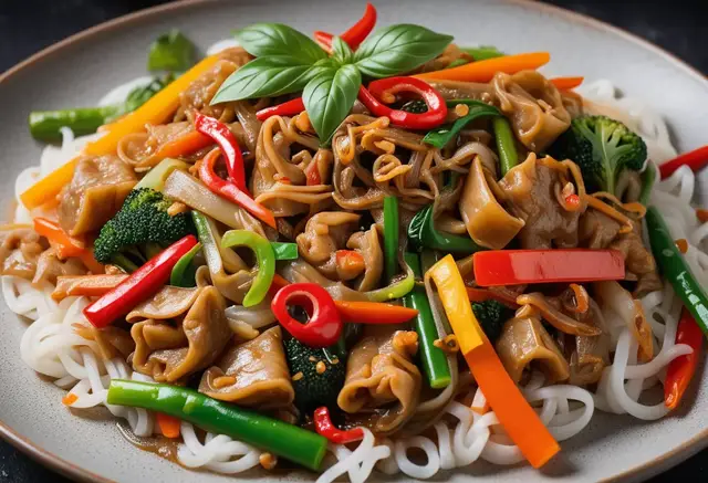 Video thumbnail for Drunken Noodles (Pad Kee Mao) Recipe