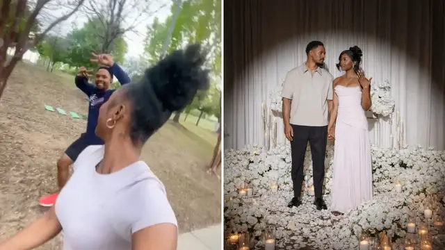 Video thumbnail for Stranger Photobombed Runner's Video Then Became SOLE Mates