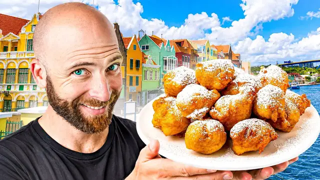 Video thumbnail for Curaçao is the Most Underrated Food Island!! Willemstad Ultimate Food Tour!!