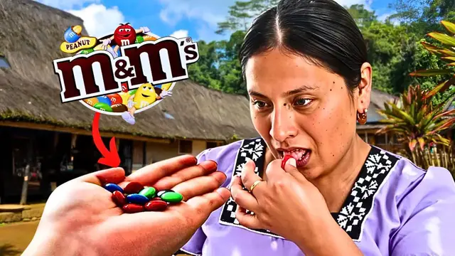 Video thumbnail for Mayan Tribe Tries American Candy!!