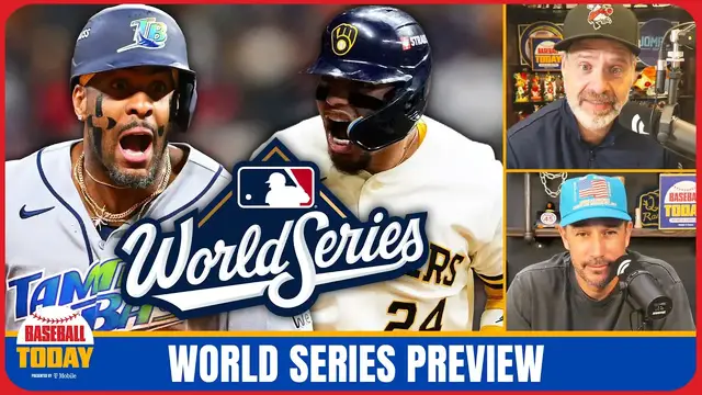 Video thumbnail for BREWERS VS RAYS WORLD SERIES PREVIEW | Baseball Today