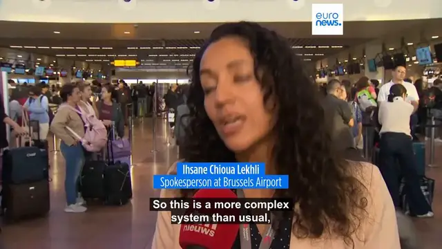 'Video thumbnail for Cyberattack causes disruptions at major European airports'