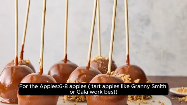 Video thumbnail for Caramel apple recipe