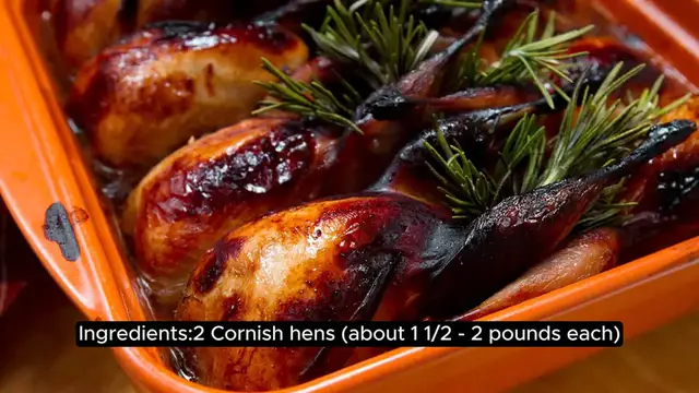 Video thumbnail for Cornish hen recipe