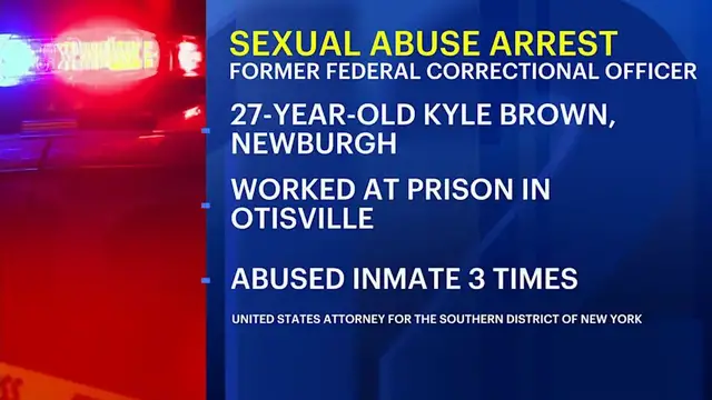Video thumbnail for Former Otisville correctional officer charged with sexually abusing inmate